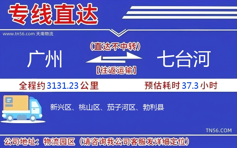 廣州到七臺(tái)河物流公司 廣州到七臺(tái)河物流公司