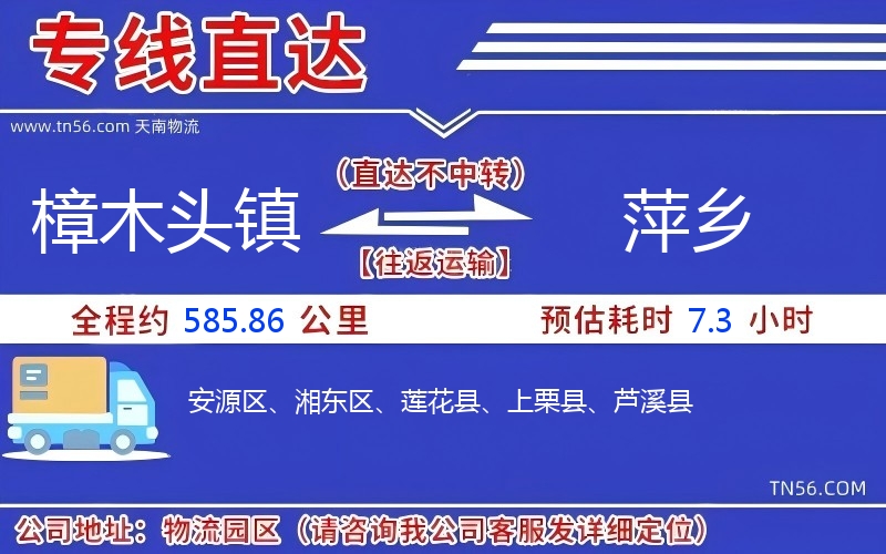 樟木頭鎮(zhèn)到萍鄉(xiāng)物流公司 樟木頭鎮(zhèn)到萍鄉(xiāng)物流公司